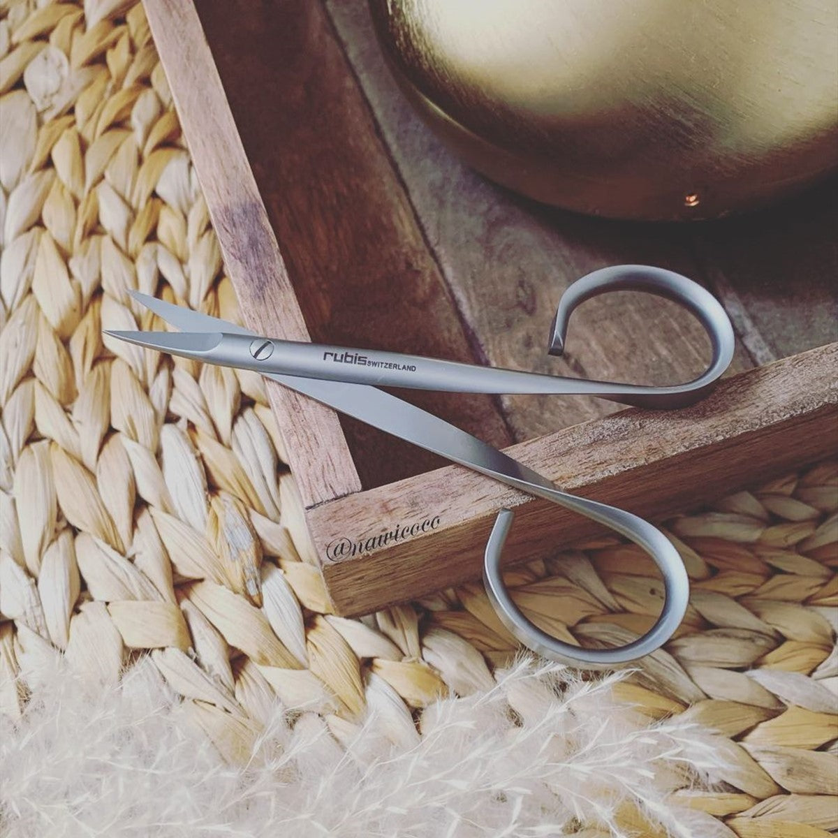 Foarfecă Clasică pentru Unghii și Cuticule Rubis