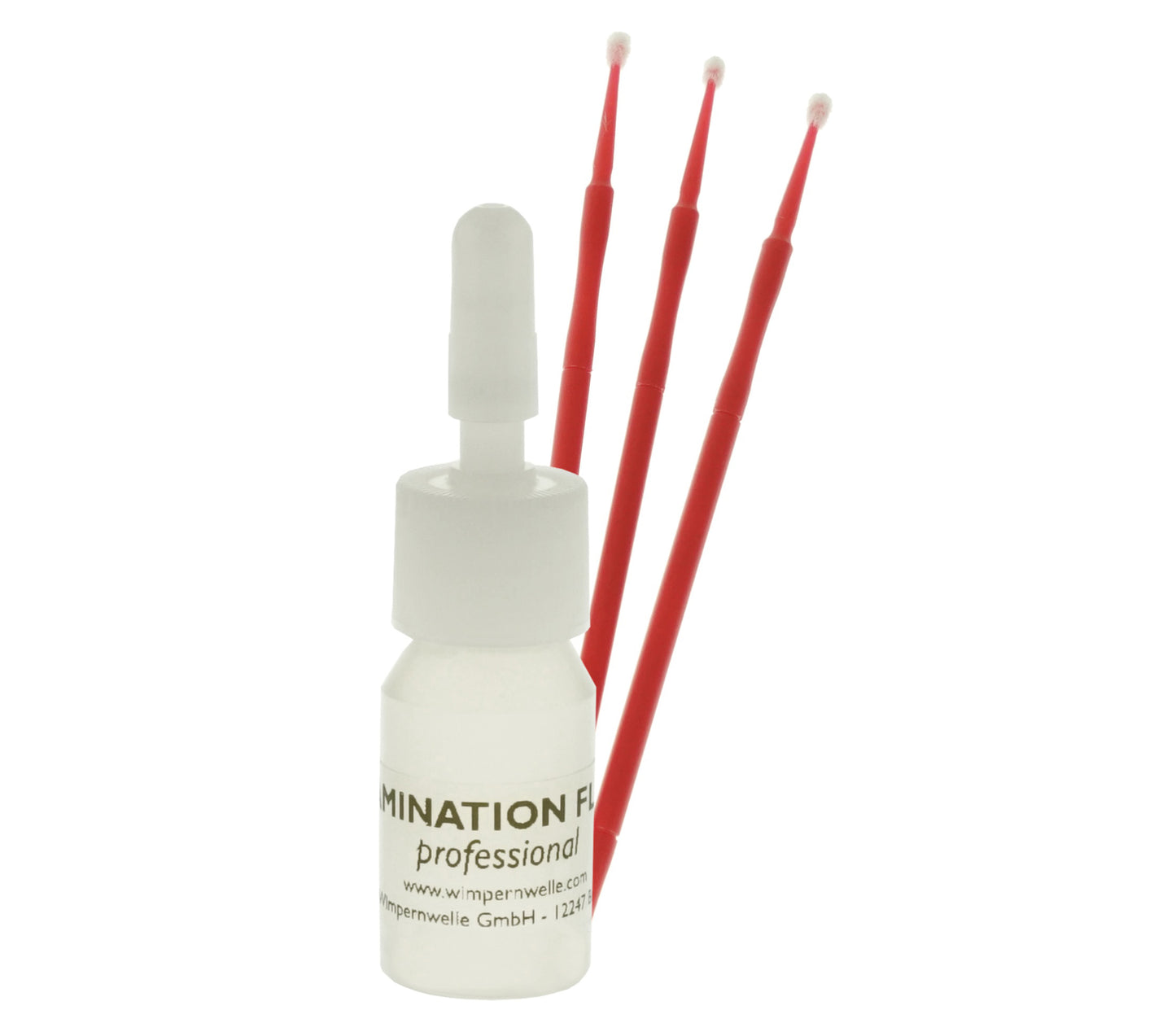 Fluid de laminare gene profesional Wimpernwelle – soluție de fixare și hrănire intensă, pentru gene curbate și definite.