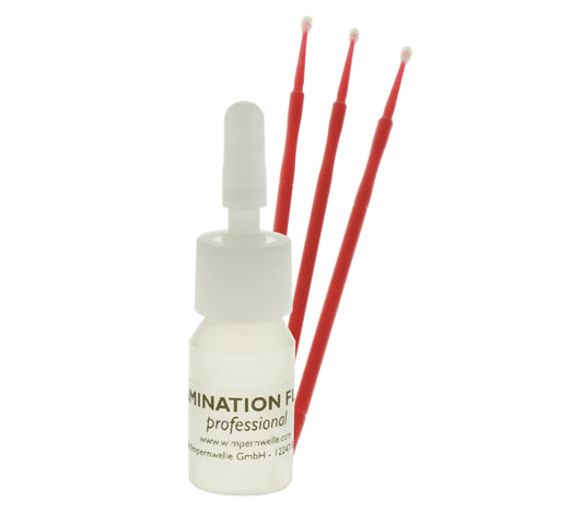 Fluid de laminare gene profesional Wimpernwelle – soluție de fixare și hrănire intensă, pentru gene curbate și definite.