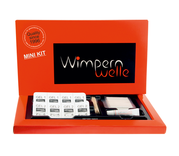 Kit Mini Wimpernwelle pentru laminare gene clasice – include bigudiuri, soluții profesionale și accesorii pentru tratament complet.