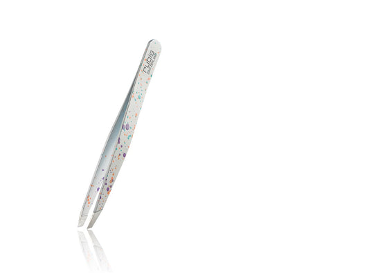 Pensetă Rubis Clasică Alb Pictat