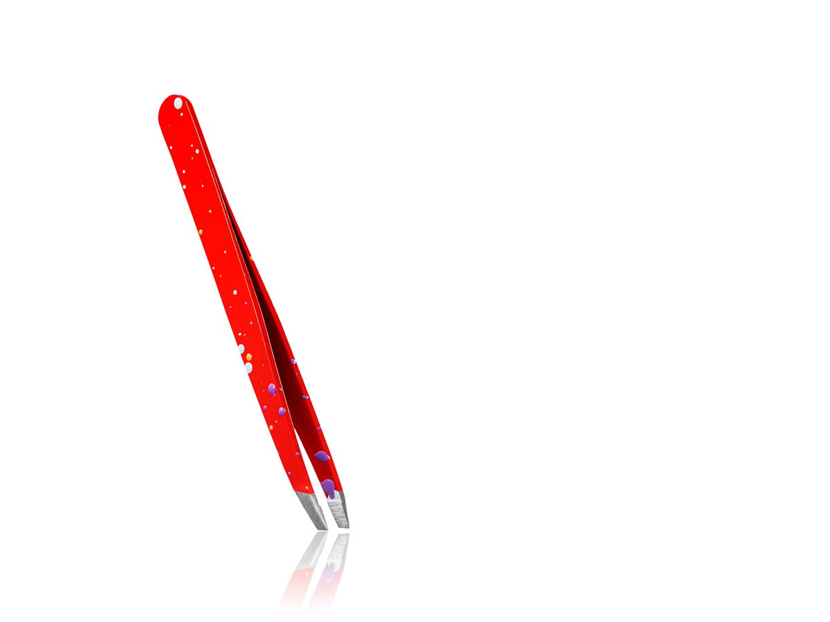 Pensetă Rubis Clasică Roșu Pictat