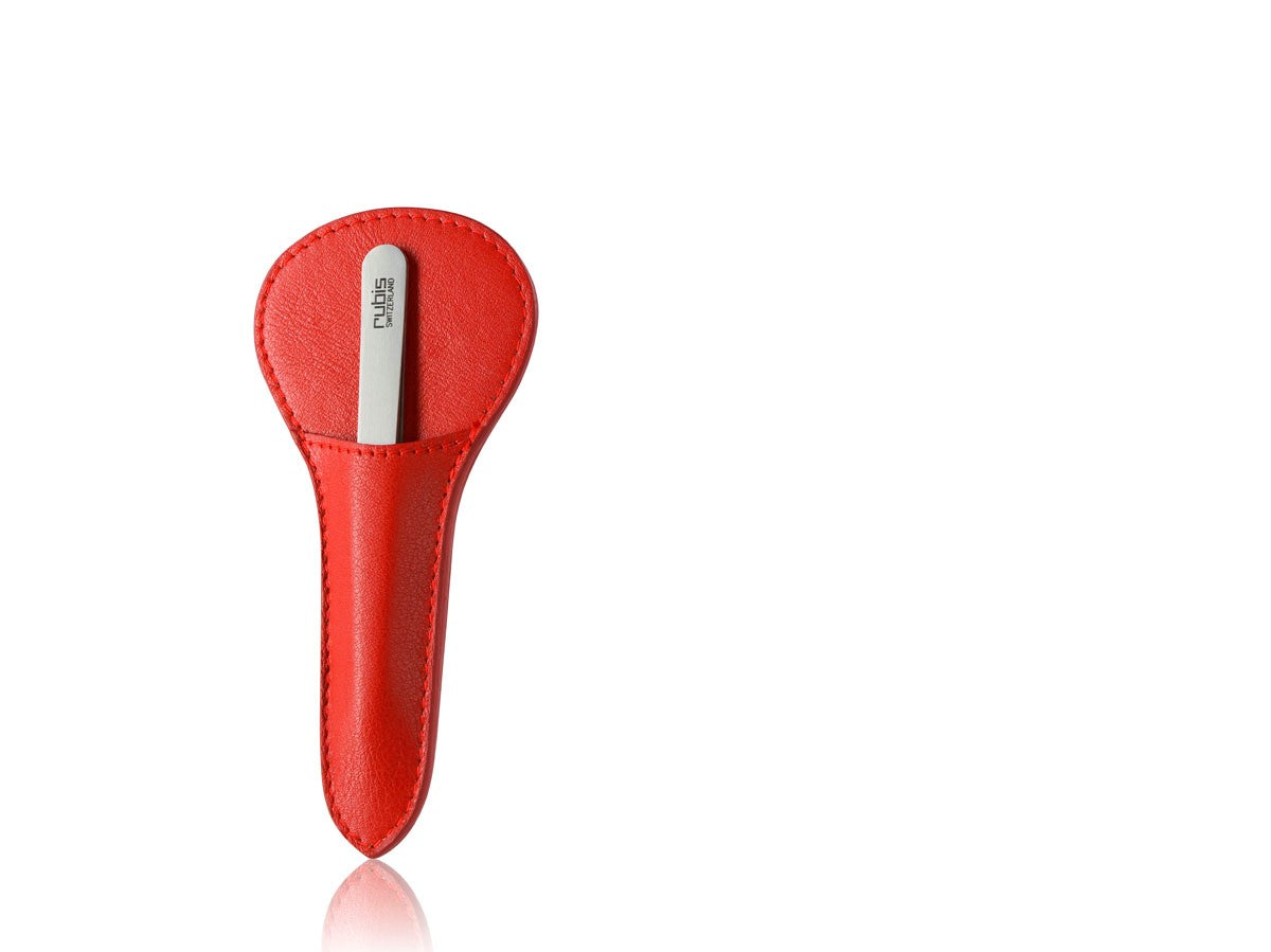 Set Combi cu Etui din Piele Roșu Rubis