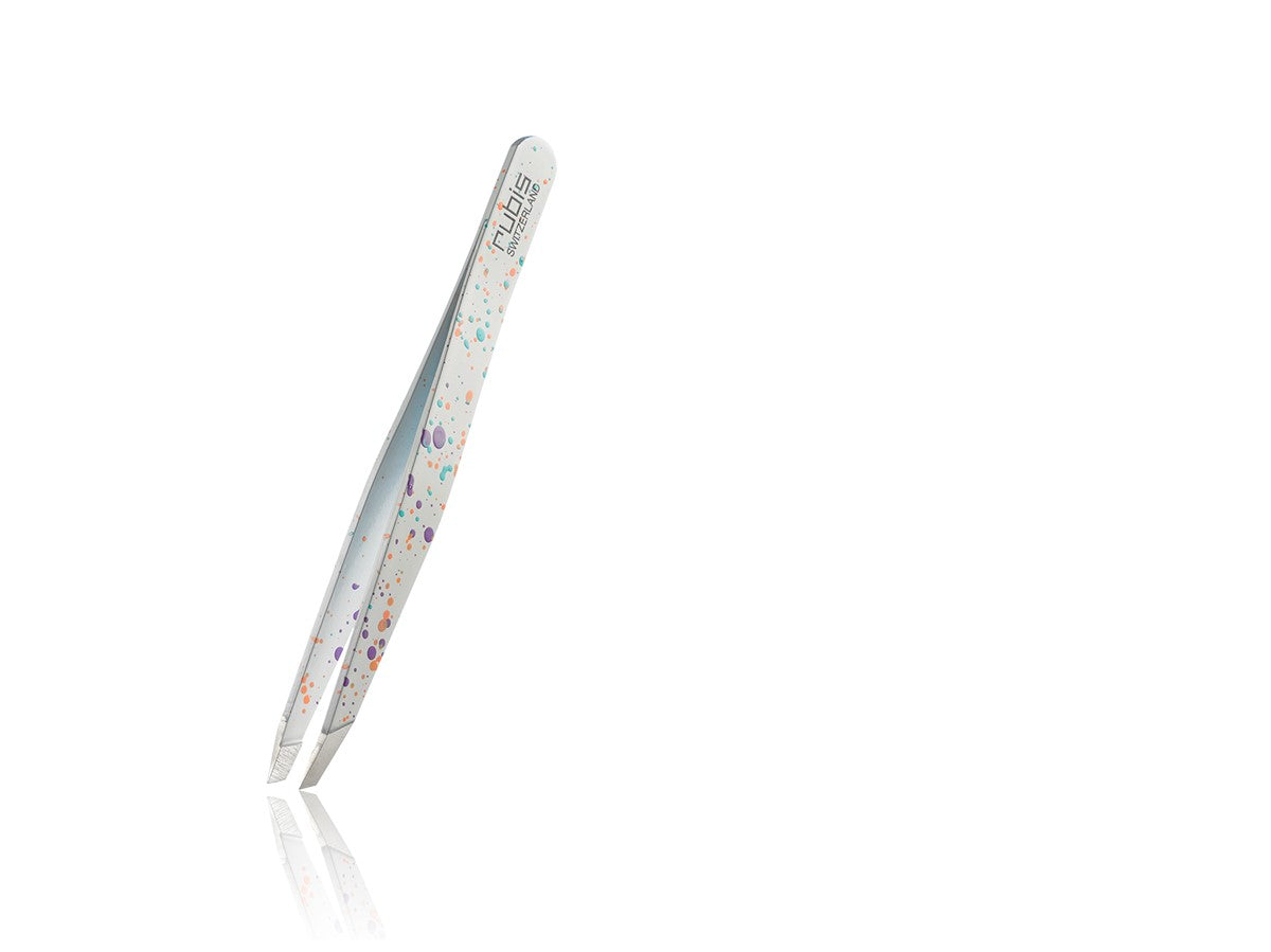 Pensetă Rubis Clasică Alb Pictat